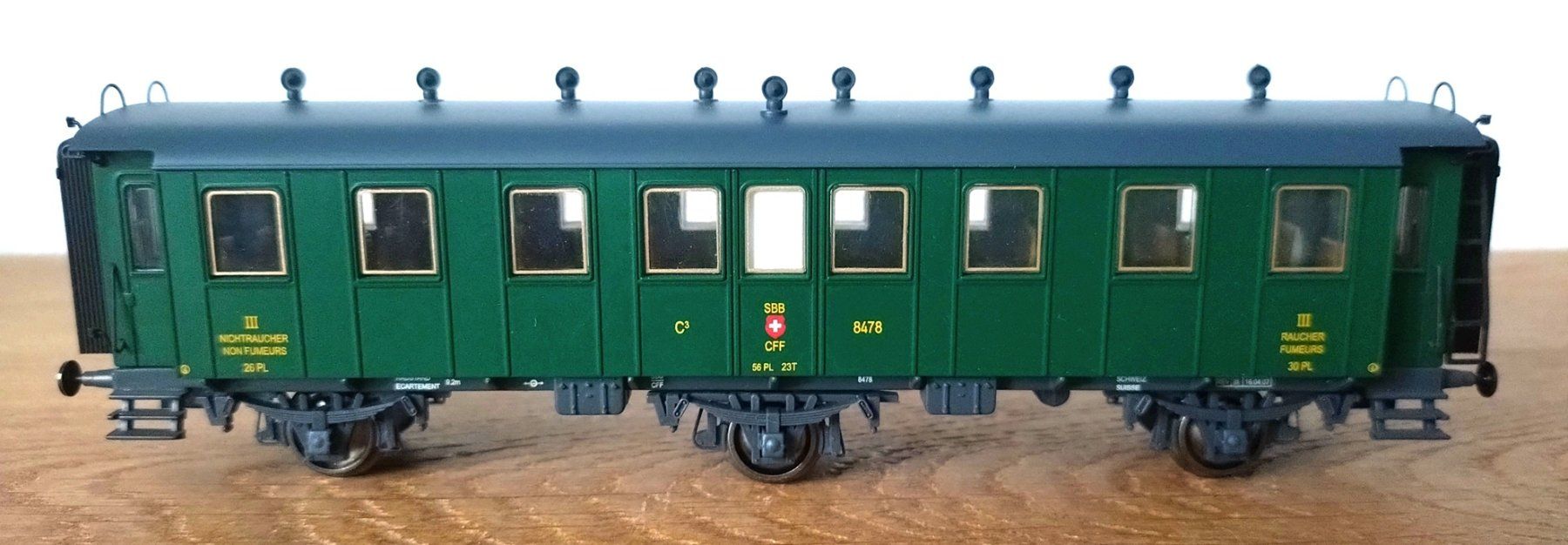 Liliput Modellini di ferrovie: Liliput SBB Oldtimer-Zug 5-teilig DC H0 neu – Nuovo e nell'imballaggio originale da Gipf-Oberfrick venduto da Erbh01 5