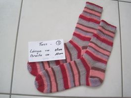 Handgestrickte Herrensocken   Gr. 42-43 (3)