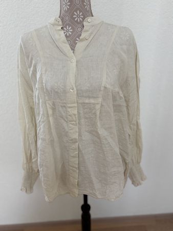 Max Mara Leinenbluse Grösse 38