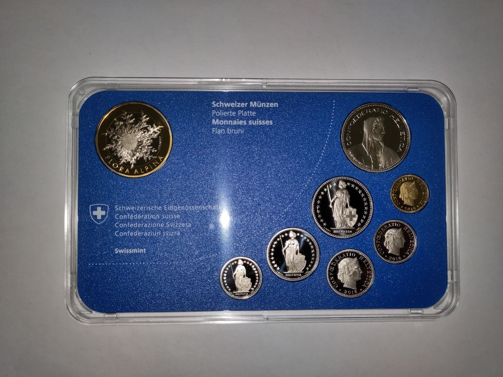 Alle Münzen: Série de monnaie 2018 FB / Münzsatz 2018 PP – Neu und originalverpackt aus Monthey von Boliviano187 1