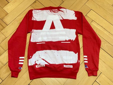 Armes +41 Sweatshirt Champion AOP Back Print Sz S Lausanne