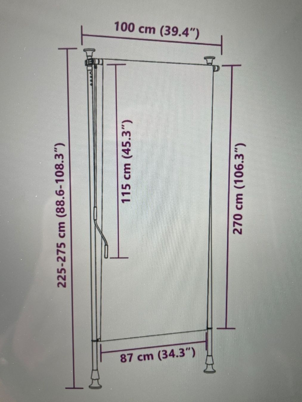 Tende da sole: Aussen-Rollo für  Balkon, Terrasse (neu & originalverpackt) – Nuovo e nell'imballaggio originale da Wetzikon ZH venduto da HP346 3