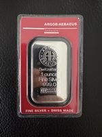 Argor-Heraeus Silberbarren 1 oz Feinsilber 999.0