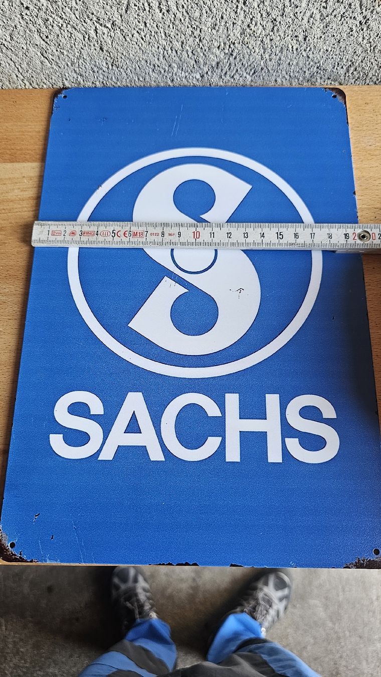 Sachs Ciclomotori: Schönes Sachs Blechchild – Nuovo (secondo la descrizione) da Stalden (Sarnen) venduto da SACHS_85 1