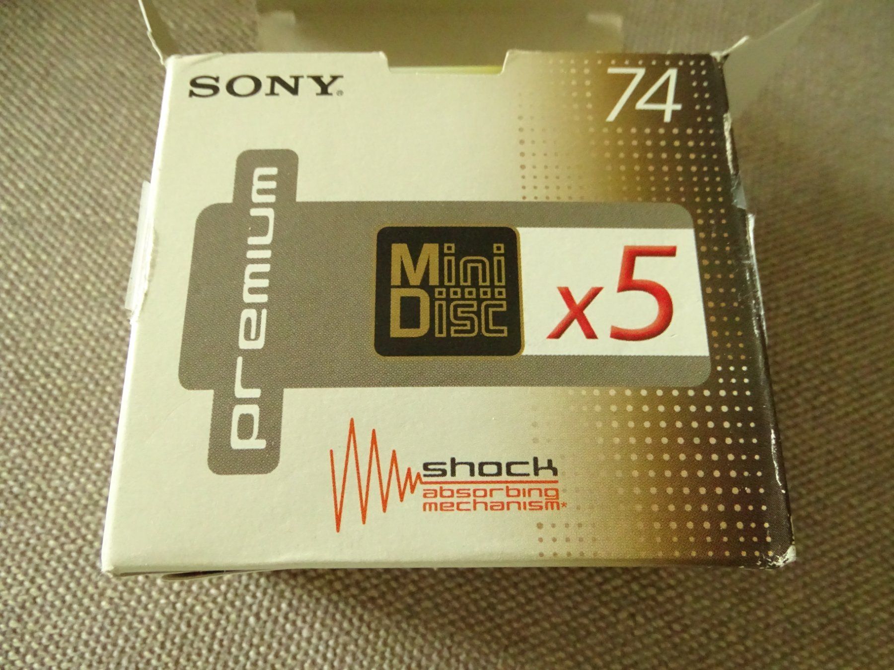 Sony Minidisc: 5 Stück minidisc Sony 74  NOS – Nuovo e nell'imballaggio originale da Hirzel venduto da Musicman03 1