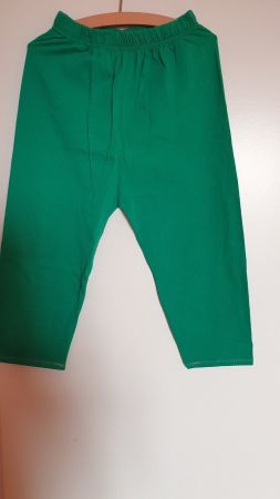Leggins 3/4 Grün La Grenouille S, Tricot Baumwolle/Lycra