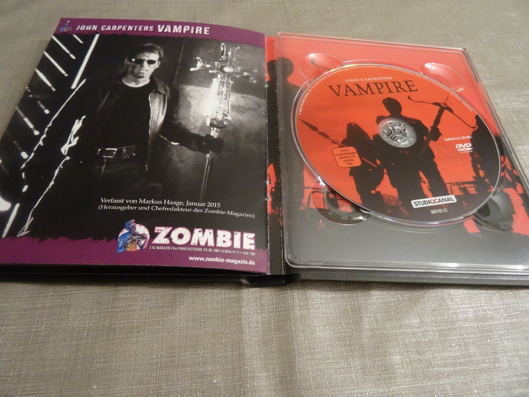 Tutti i DVDs: John Carpenter - Vampire - Limited Collection Mediabook – Usato da Olten venduto da Disc-Verkauf 2