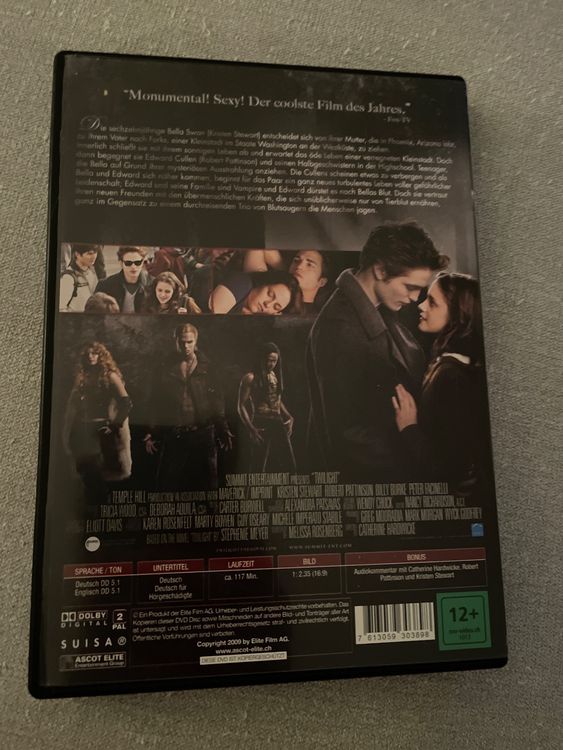 Alle DVDs: DVD Twilight - Bis zum Morgengrauen – Gebraucht aus Oftringen von son_czw5 1