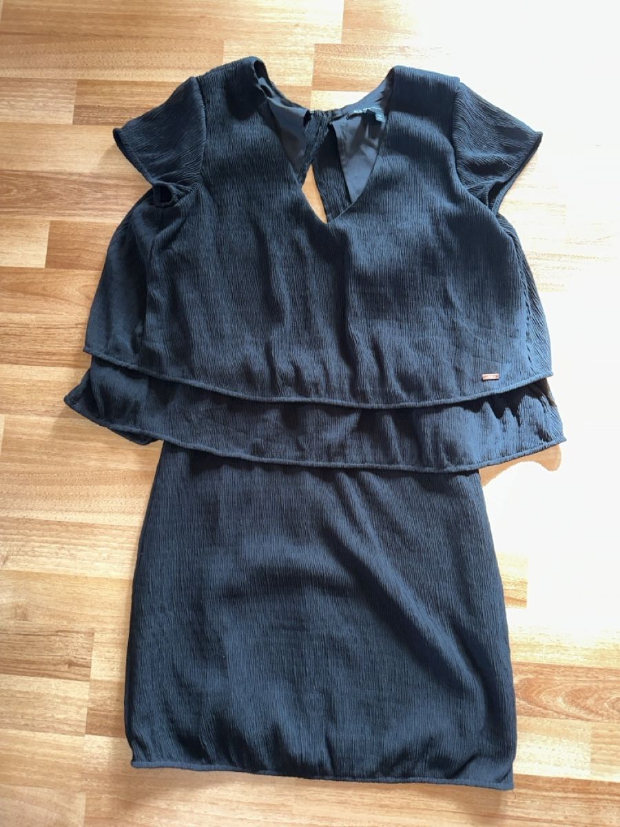 Armani Kleider: Armani Exchange Kleid schwarz Grösse 2 – Gebraucht aus Heiden von fam_797q