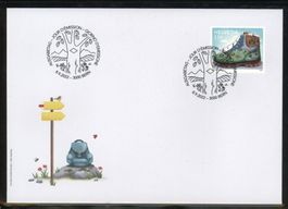 2022, FDC, Sondermarke Volkssport Wandern (1919)