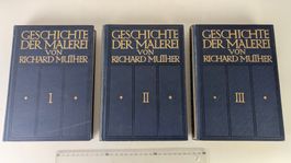 Geschichte der Malerei, 1920 Richard Muther – 3 Bände