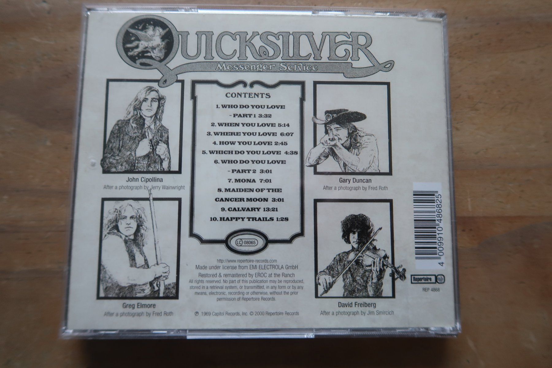 CD: QUICKSILVER - HAPPY TRAILS - CD – Usato da Basel venduto da Patiscat 1