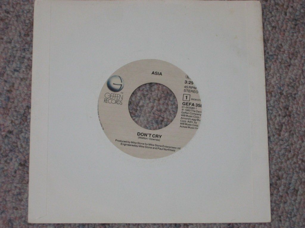 Dischi in vinile: ASIA - DON'T CRY – Usato da Steckborn venduto da Quo7
