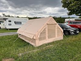 Pinterest Zelt Beige für 8-10 Pers. XXL, sehr guter Zustand