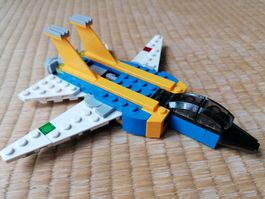 LEGO Creator # 31042  Flugzeug Jet mit 3 Anleitungen