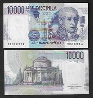 Italia   10.000  Lire  Bankfrisch