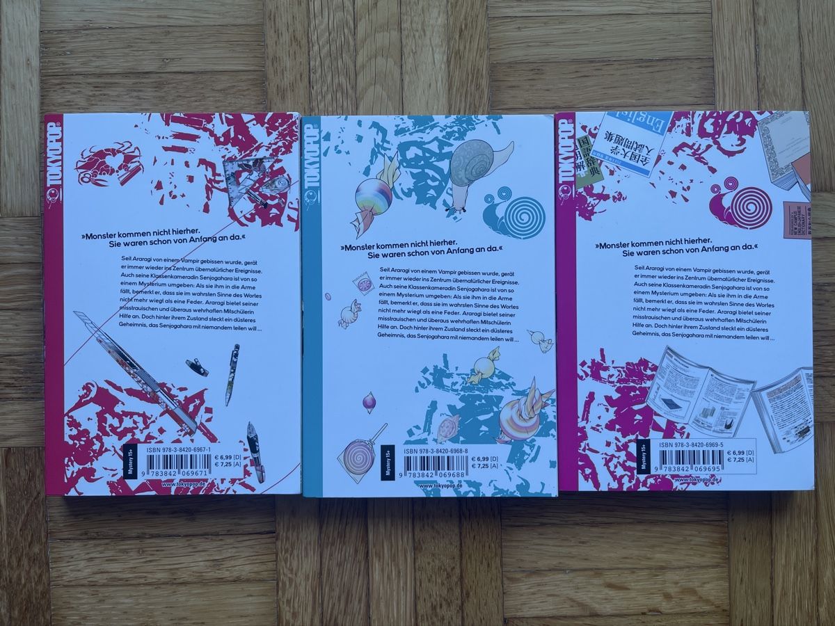 BD: Bakemonogatari Manga 1-3  – D'occasion à Trimbach par tir_d9vw 2