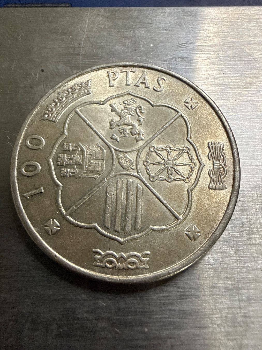 Toutes les monnaies: 100 PTAS Silbermünzen 1966 – D'occasion à Derendingen par iven70