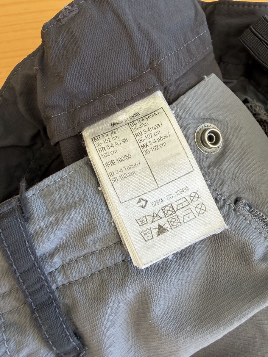Decathlon Hosen: Pantalon de randonnée quechua Gr.98 – Gebraucht aus Liddes von Couik 2