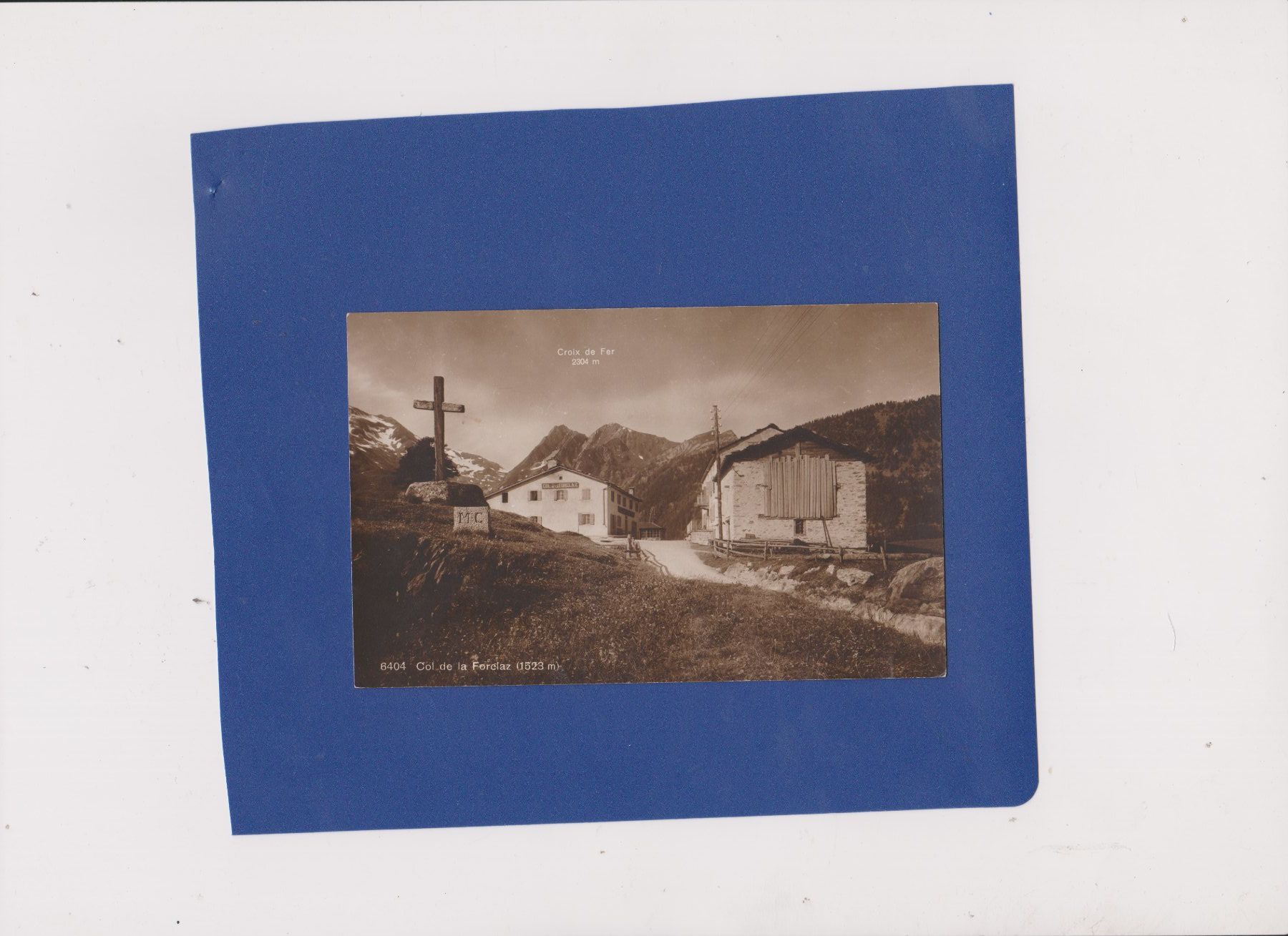 Cartes postales: Carte postale Valais col de la Forclaz – D'occasion à Bex par Canouille