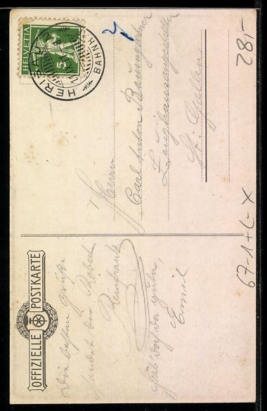 Cartes postales: Herisau, IV. Kantonale Appenz. Gewerbe-I – D'occasion à Berlin par bartko-reher 1