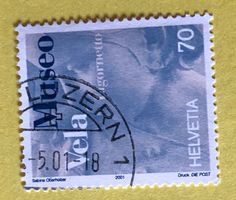 Nr.1023 GESTEMPELT Wiedereröffnung Museo Vela 2001  