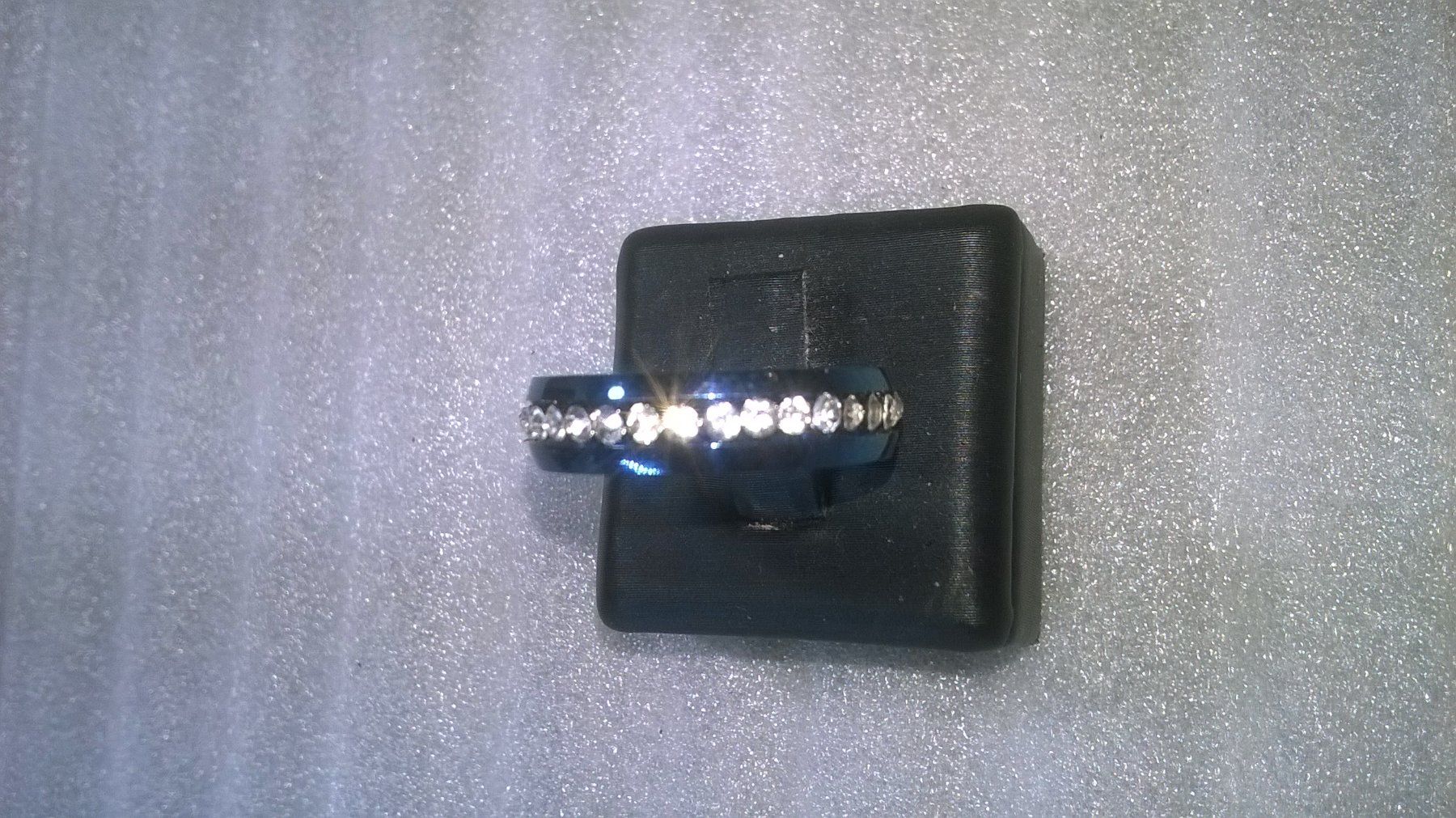 Anelli: RING EDELSTHAL MIT ECHT KRISTALL,,,WEISS KRISTALL – Nuovo (secondo la descrizione) da Basel venduto da bijoutrie_4 2