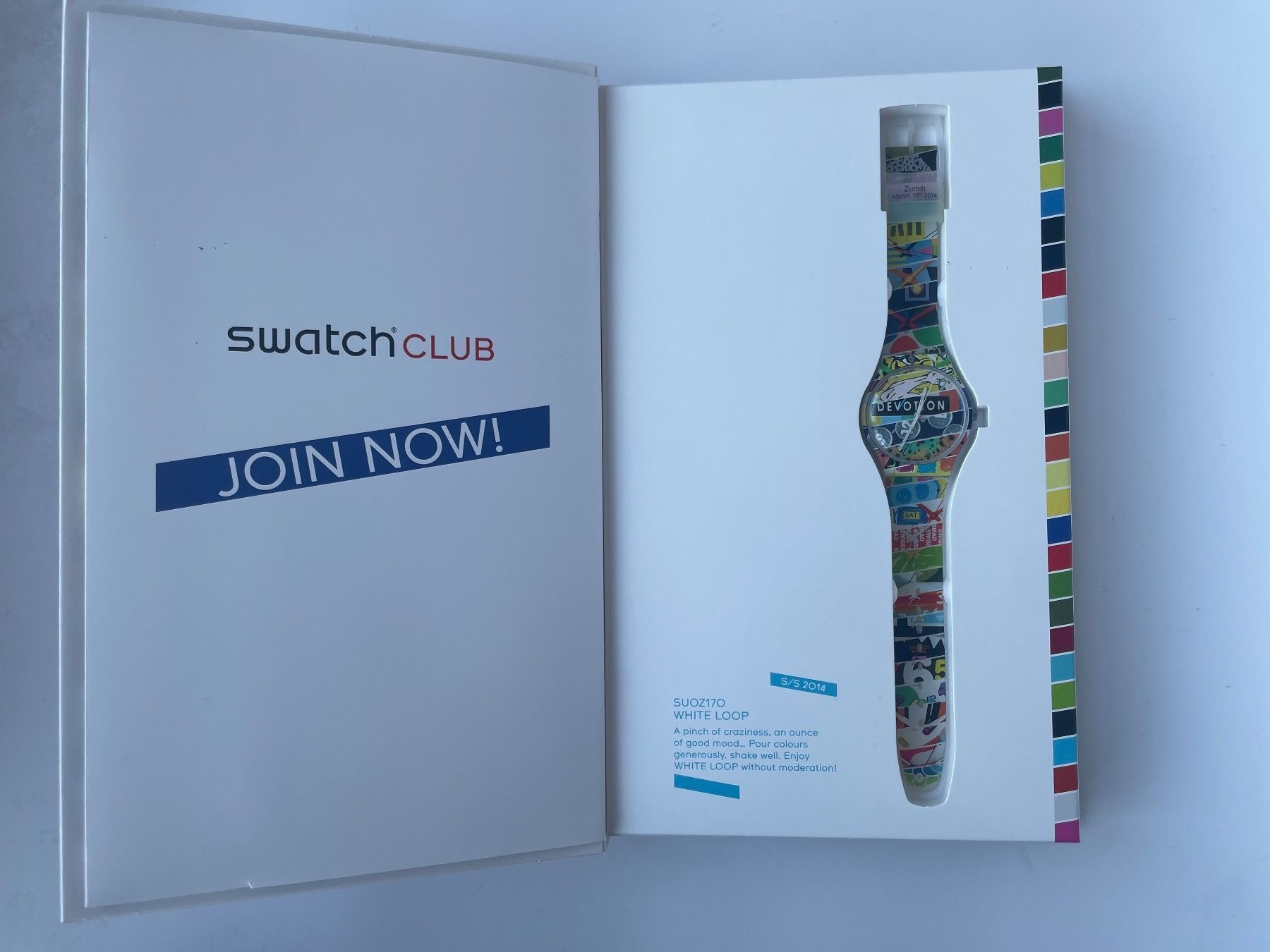 Swatch Orologi: Swatch SUOS170S mit exkl. Zürich-Loop – Nuovo e nell'imballaggio originale da Zürich venduto da Num6 5