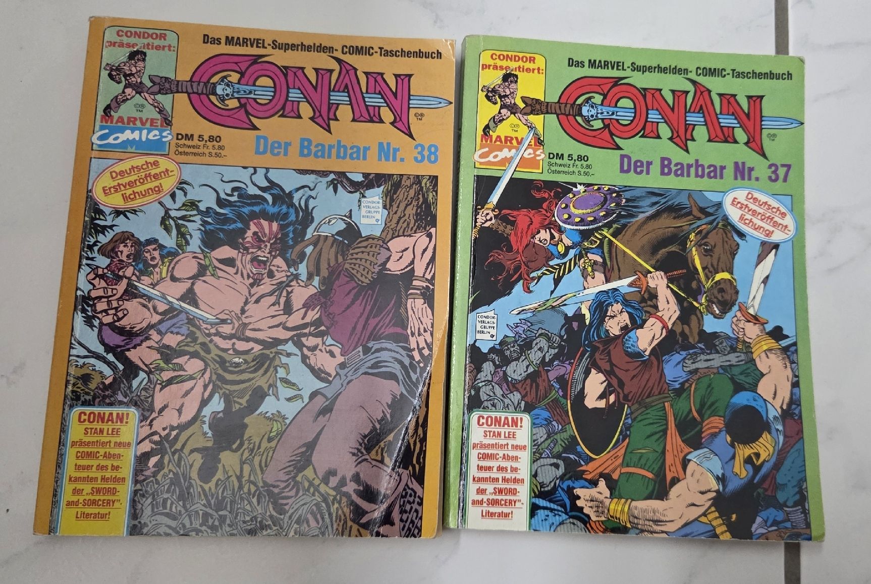 Livres: Conan Der Barbar Nr 37 & 38 Comic Taschenbuch – D'occasion à Kloten par bur_6gp9