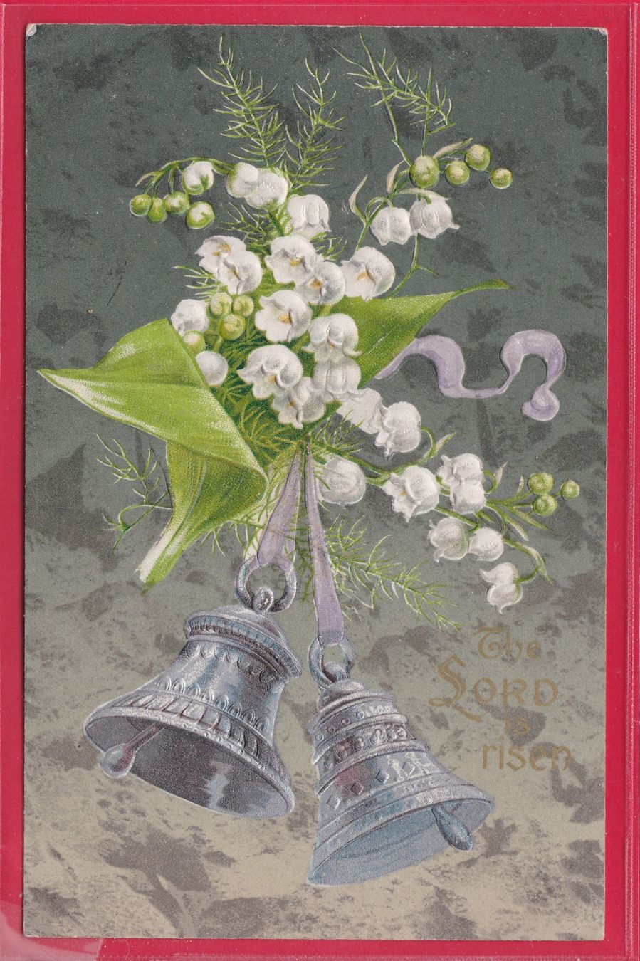 Cartoline postali: PRÄGEKARTE, OSTERGRUSS, 8.4.1909 – Usato da Oberrieden venduto da Gebirgsstelze