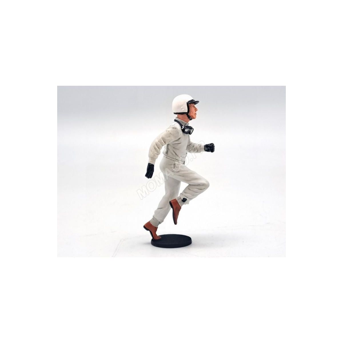 Modellini d'auto: FIGUR RENNFAHRER LE MANS HELM WEISS 1:18 LE MANS – Nuovo e nell'imballaggio originale da Suhr venduto da Moebelsiralfred 1