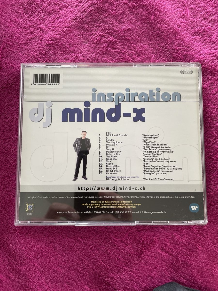 CD: CD DJ Mind-X inspiration – Usato da Unterkulm venduto da EmanuelG01 1