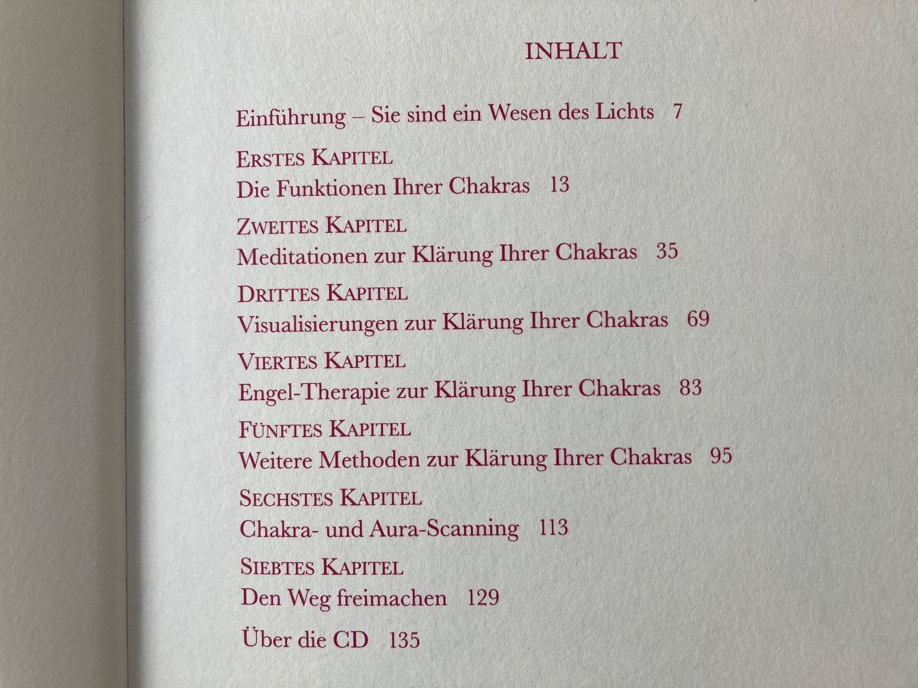 Bücher: Doreen Virtue, Chakra Clearing, mit CD – Gebraucht aus Baden von Yoyo1 2