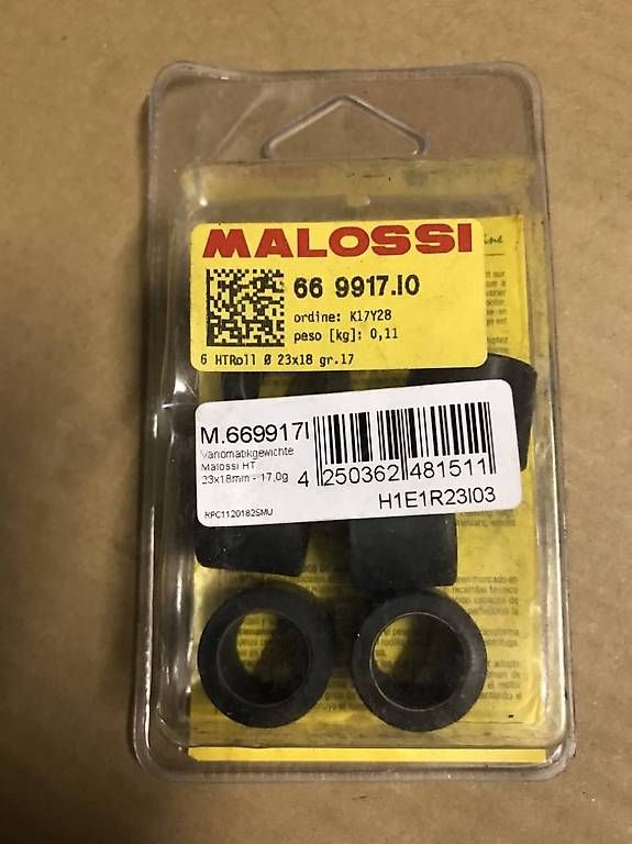 Malossi Alle Rollerersatzteile: Malossi Variomatikgewichte 17g 66 9917.I0 – Gebraucht aus Bösingen von Mike2058blau