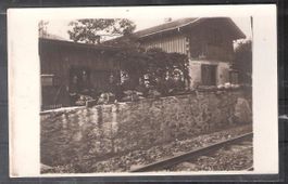 1915 Brunadern St.Gallen/Militär bewacht Bahnstrecke