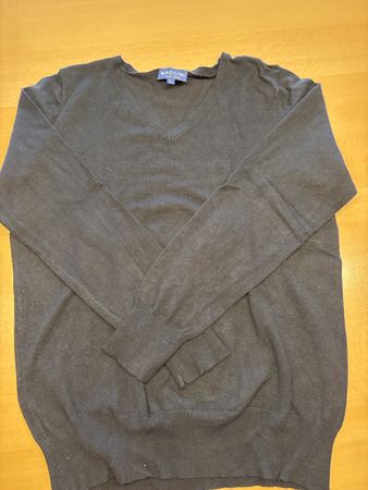 Feinstrick Pullover mit V Ausschnitt 