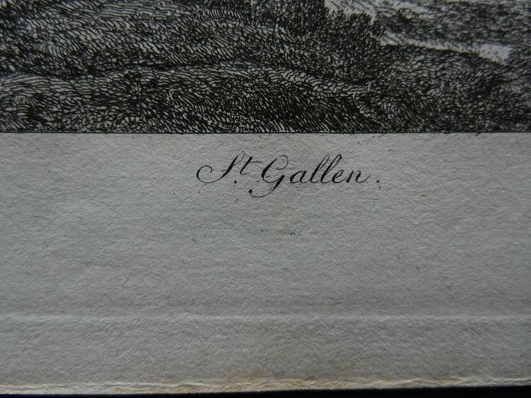 Stiche: St.Gallen Kupferstich – Gebraucht aus Risch von Rischli15 2
