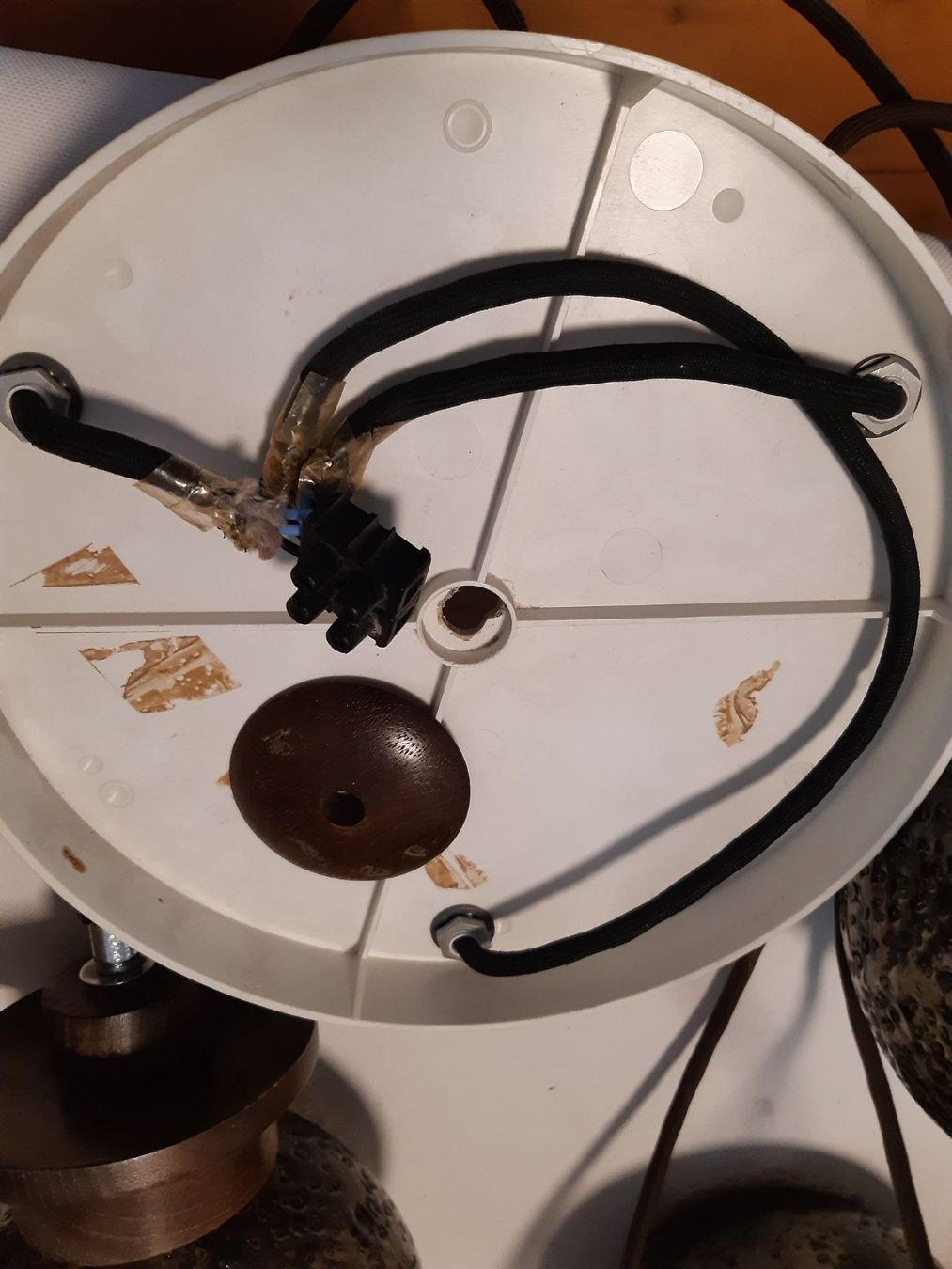 Lampen: Vintage Kugellampe 70er – Gebraucht aus Bévilard von Orscha 5