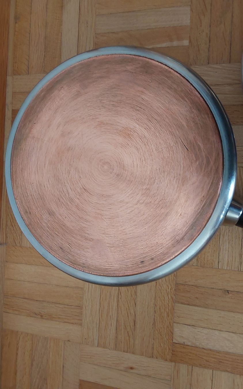 Padelle: Chromstahlpfanne mit Deckel Silcro 22 – Usato da Köniz venduto da scopello12 3