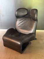 Wink Sessel von Cassina - Toshiyuki Kita - Echtleder Schwarz