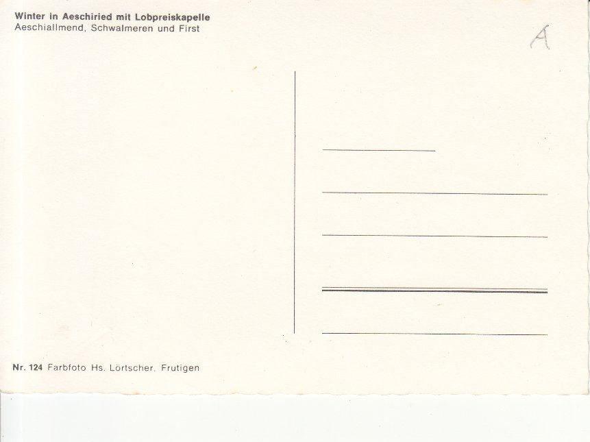 Cartes postales: Aeschiried ca. 1960 – D'occasion à Bürglen TG par StampGraf 1