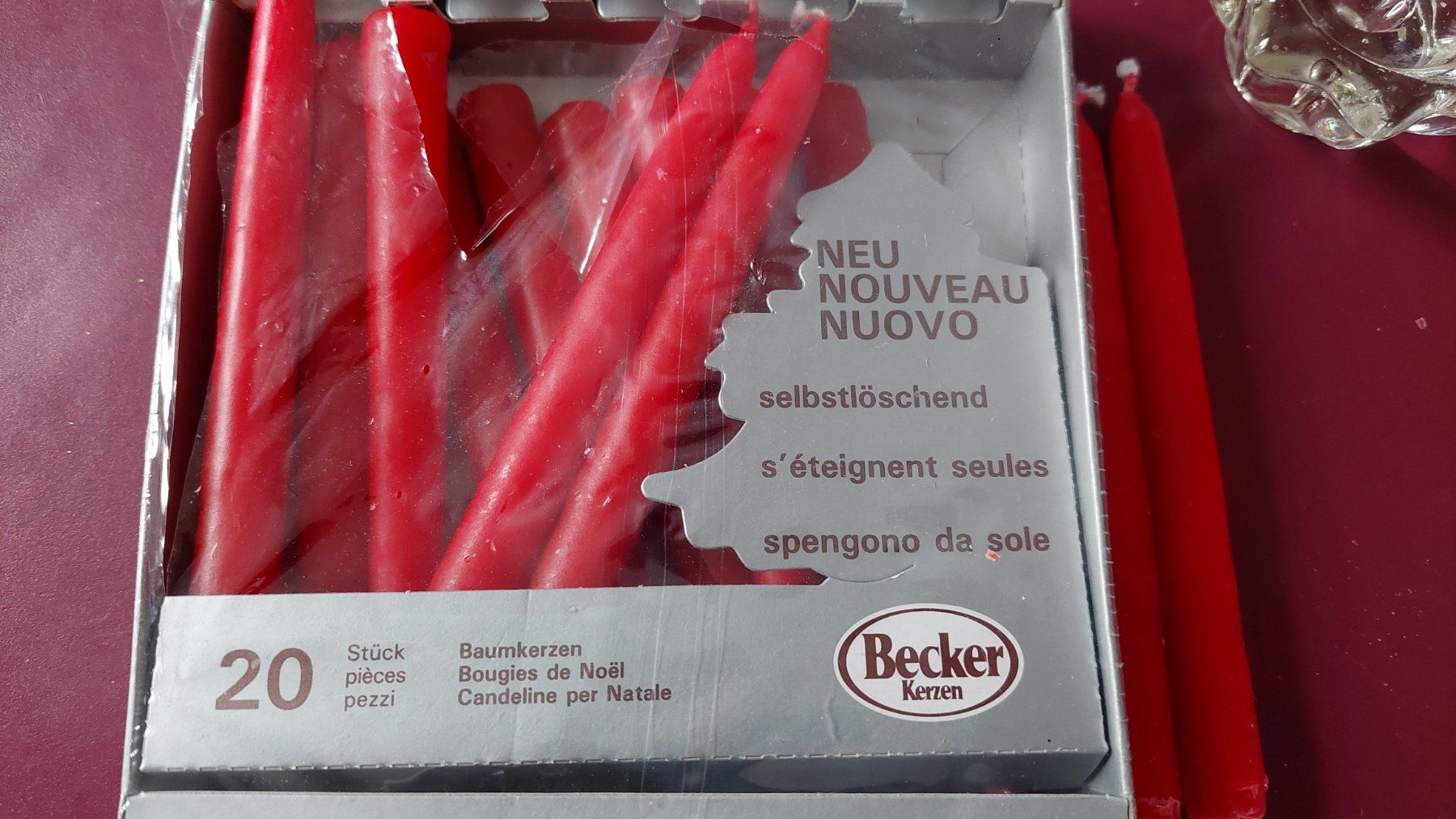 Portacandele: Mini Kerzen mit Ständerli Glas – Usato da Uitikon Waldegg venduto da Smeragol 6