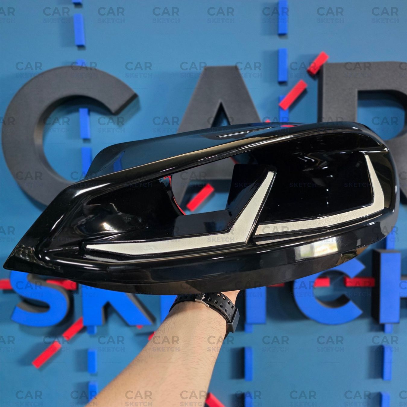Volkswagen Tutti pezzi di ricambio auto: VW Golf MK7.5 Scheinwerfer-Lufteinlass – Nuovo (secondo la descrizione) da Dietikon venduto da CarSketch 2