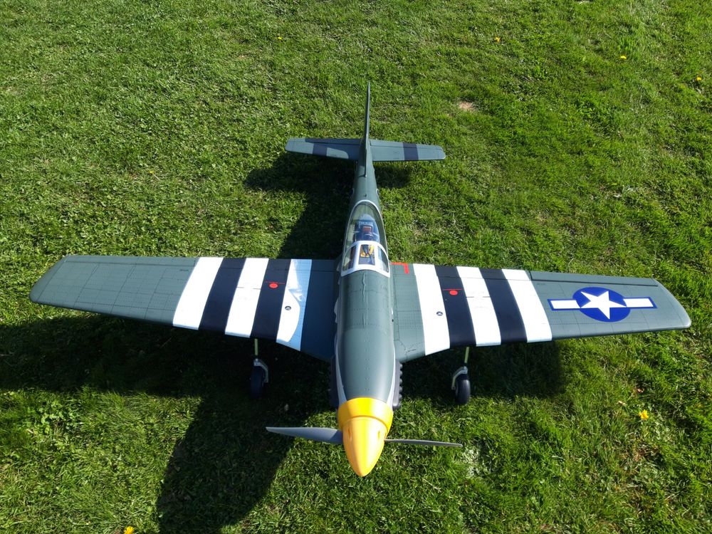 Verkaufe P51 Mustang 20cc von Horizon/Hangar 9 im Set Kaufen auf Ricardo