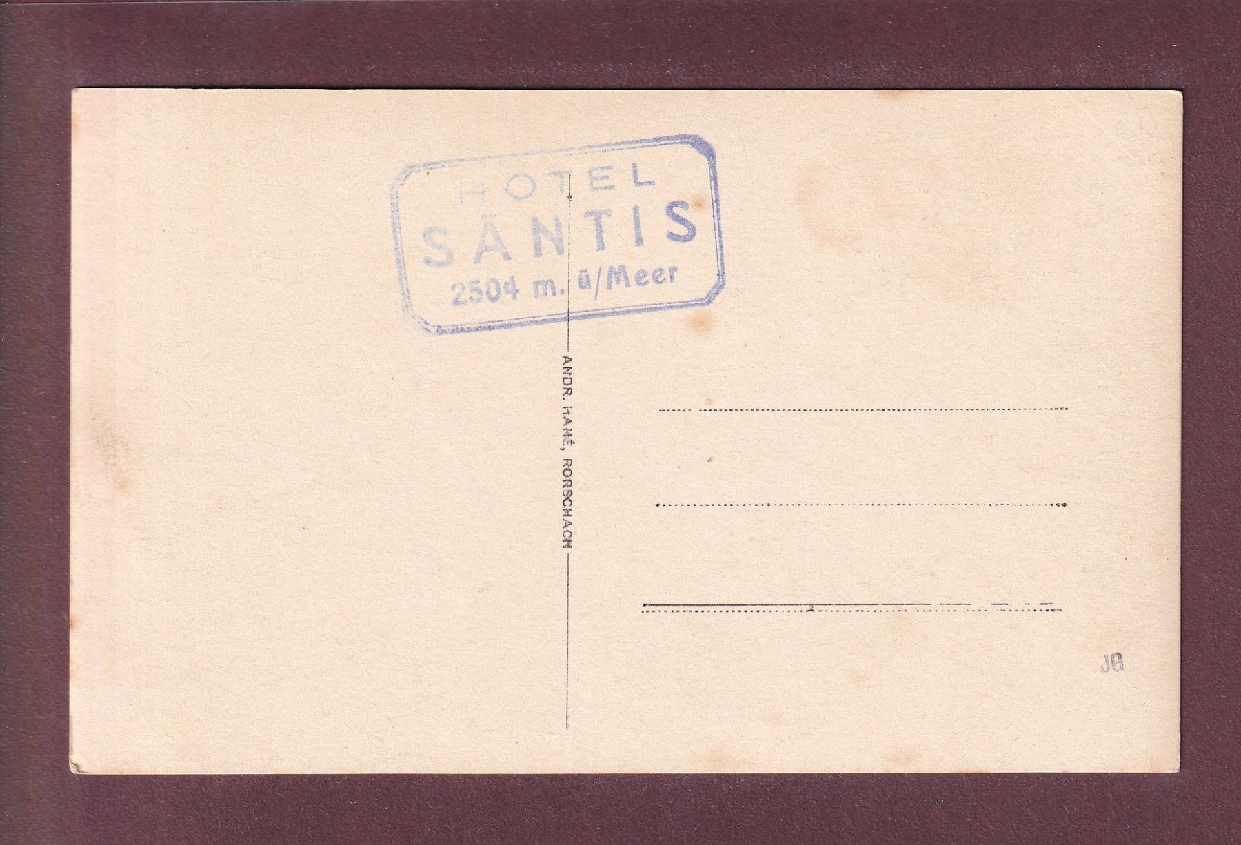 Cartes postales: SÄNTIS – D'occasion à Pully par nicecards 1