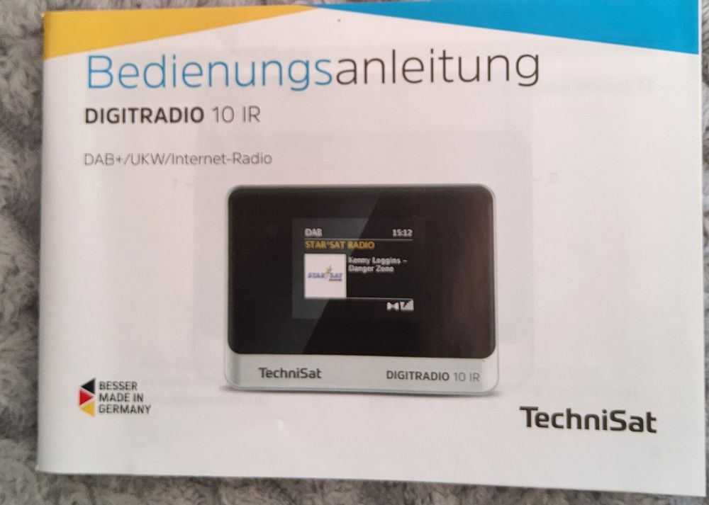 TechniSat DIGITRADIO 10 - DAB digitale radio-adapter (OLED-display, Bluetooth, afstandsbediening, wekker, optimaal voor het upgraden van bestaande HiFi systemen) zwart/silver