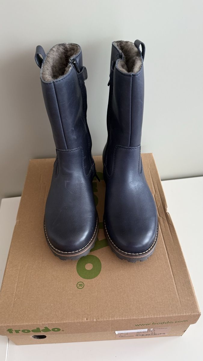 Froddo Scarpe per ragazzi: Froddo Winter Boots - Leather, Size 34, Neu – Nuovo e nell'imballaggio originale da Winterthur venduto da -BeHappy24- 2