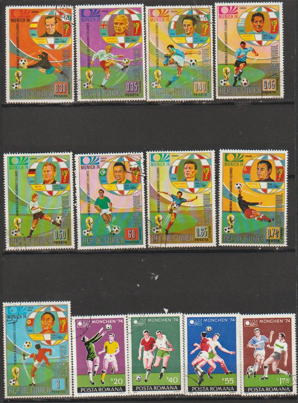 Tutti i francobolli: Timbres Coupe du Monde Munich 74 – Usato da Crans-Montana venduto da kira56 2