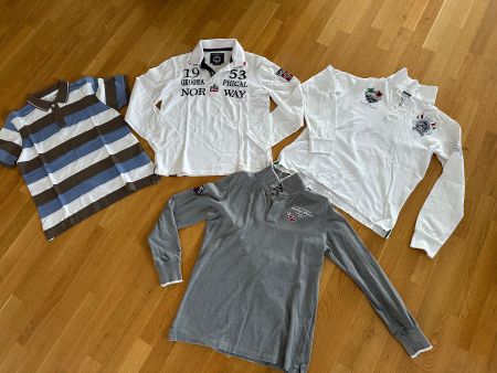 Poloshirt-Set Geo. Norway, Scuderia Italia, Benger Gr. M/L