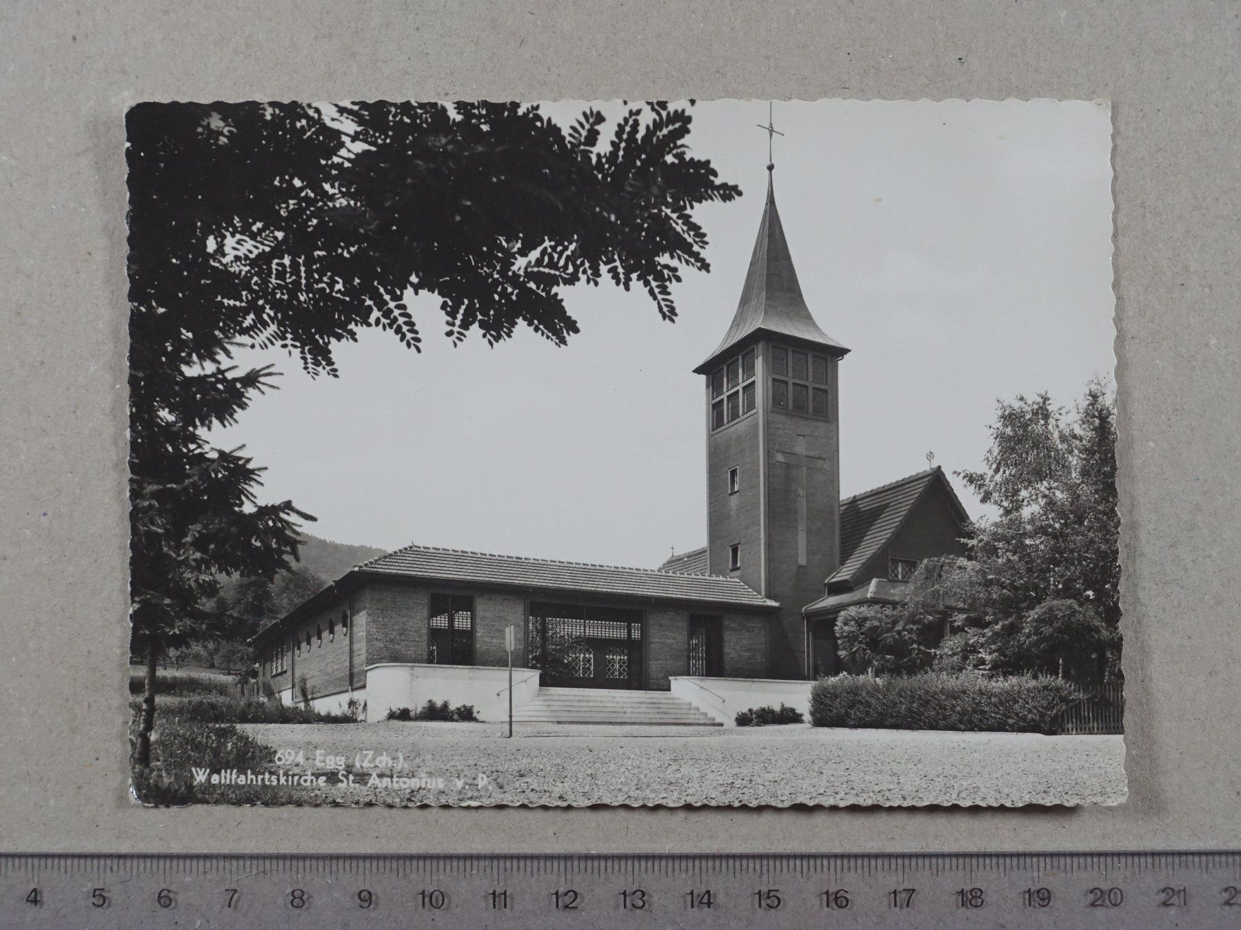 Ansichtskarten: Egg, Zürich, Wallfahrtskirche St. Antonius – Gebraucht aus Lenzburg von fh1